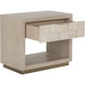 Akava 30.5 X 26 inch Light Wash / Gold Night Stand